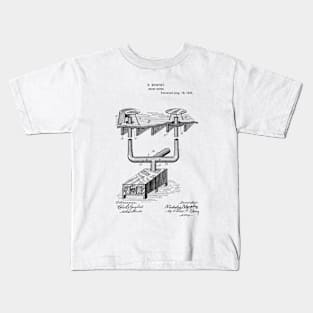 Smoke House Vintage Patent Hand Drawing Kids T-Shirt